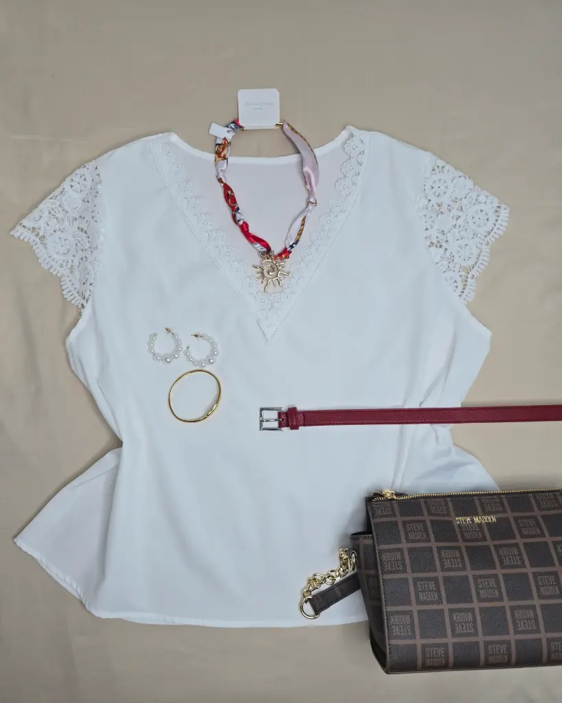 [bl0013] Blusita blanca talla 1XL