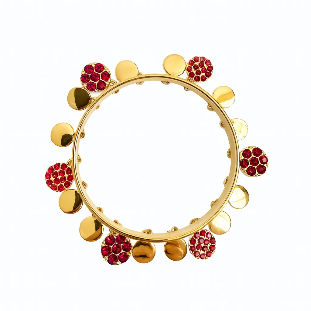 Brazalette cristal rojo