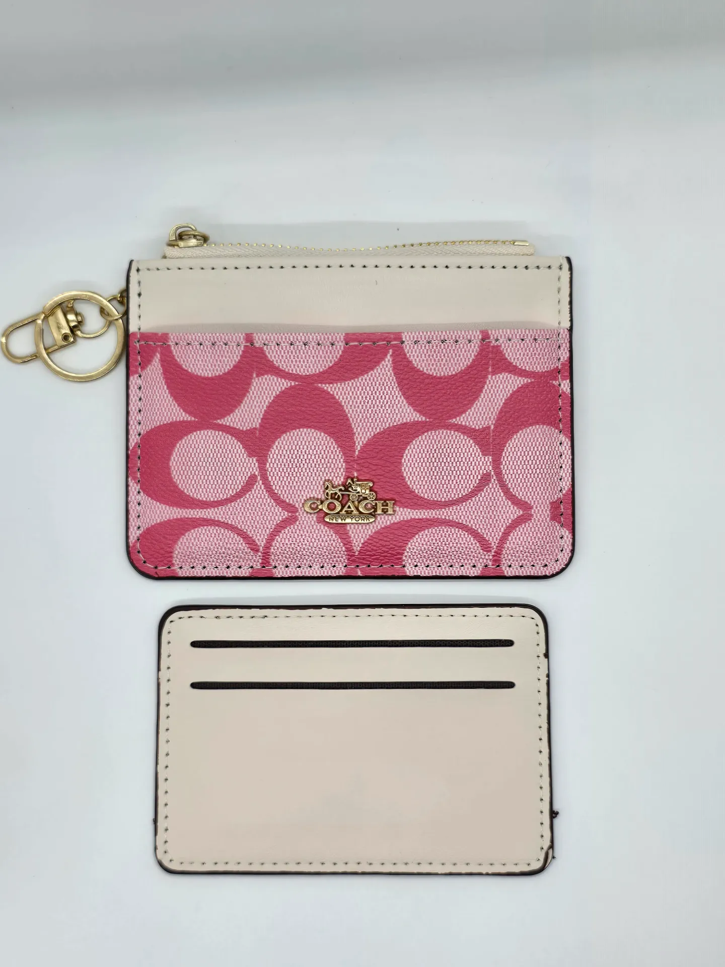 COACH, Tarjetero y monedero