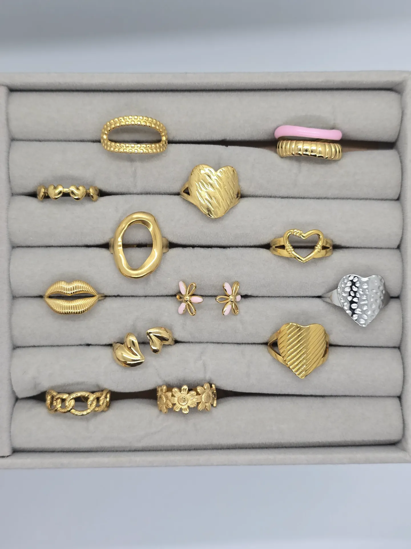 Anillos acero inoxidable