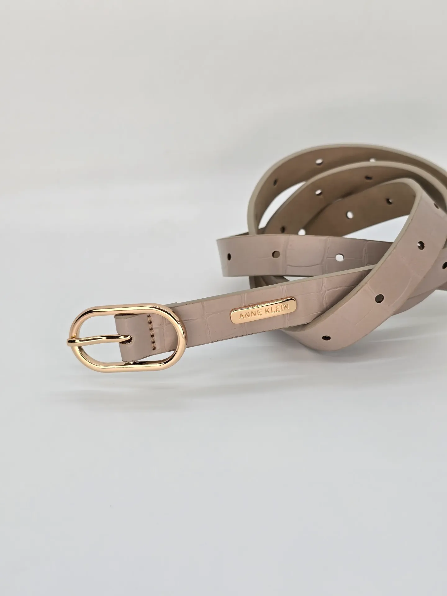 Anne Klein, Cinturon color beige