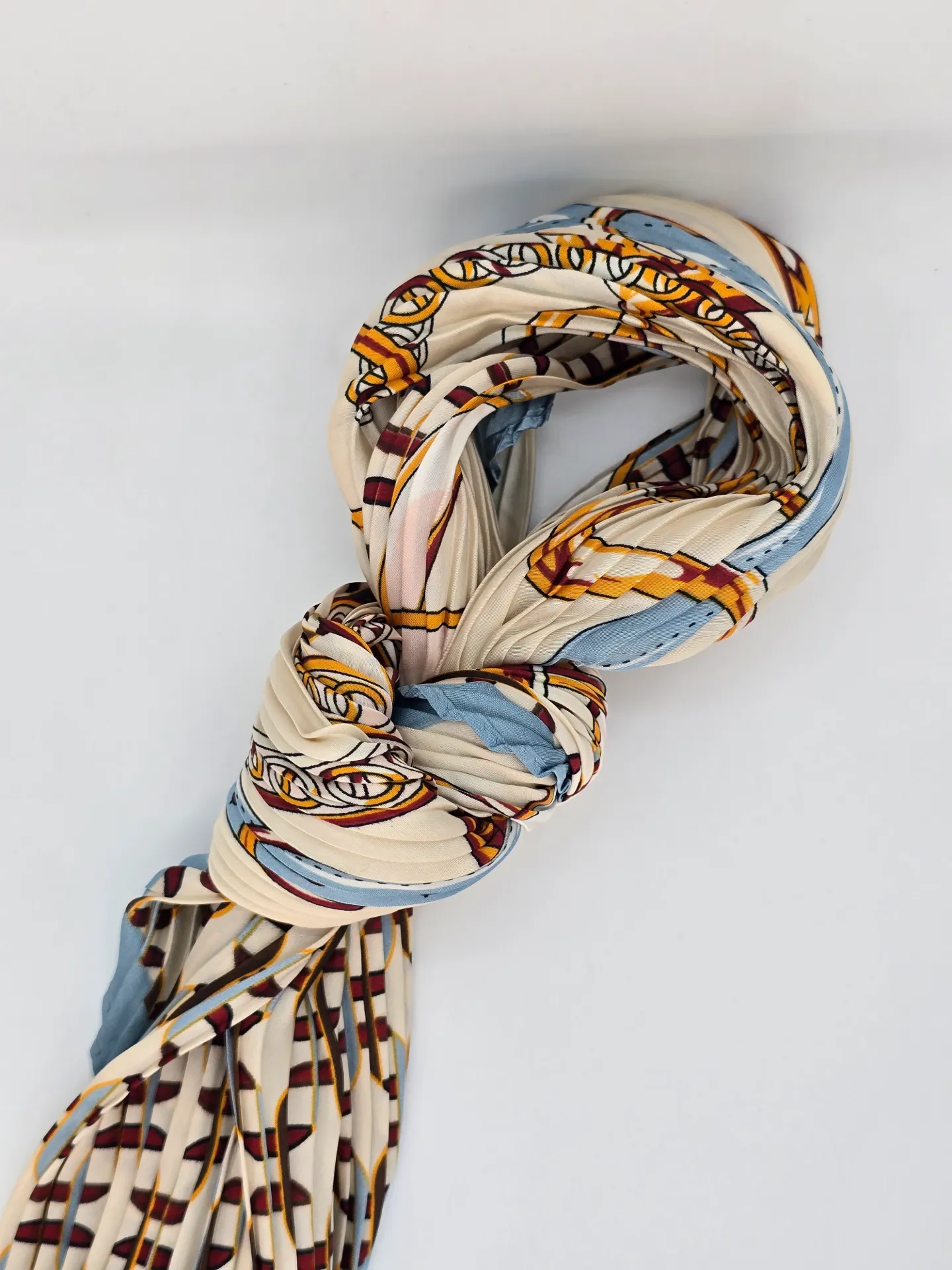 Pañuelo mujer plisado 35x35 pulg.