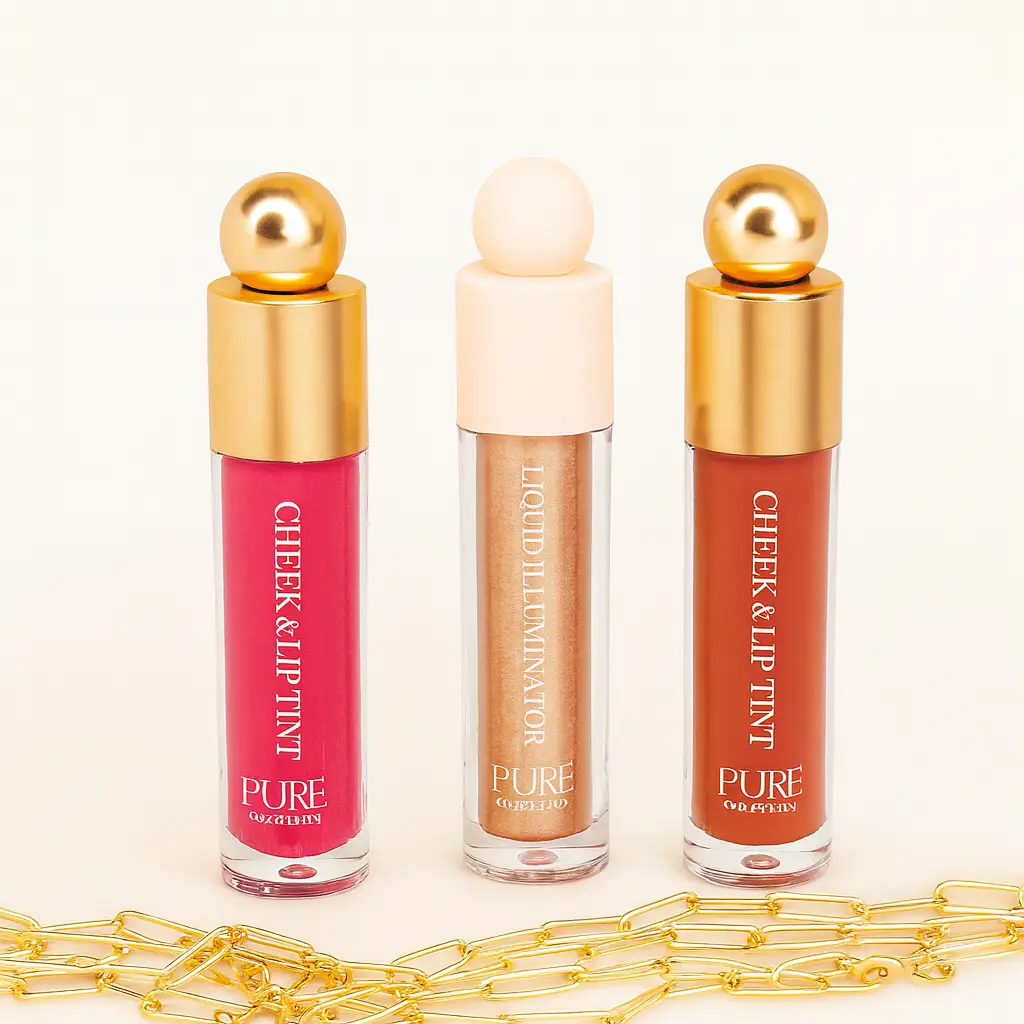 [lip015] Chek & Lip Tint + Liquid Iluminador (3)